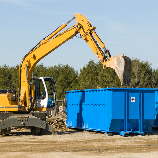 what size residential dumpster rentals are available in Concord OH